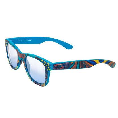 Italia Independent – ​​Blaue Acetat-Sonnenbrille