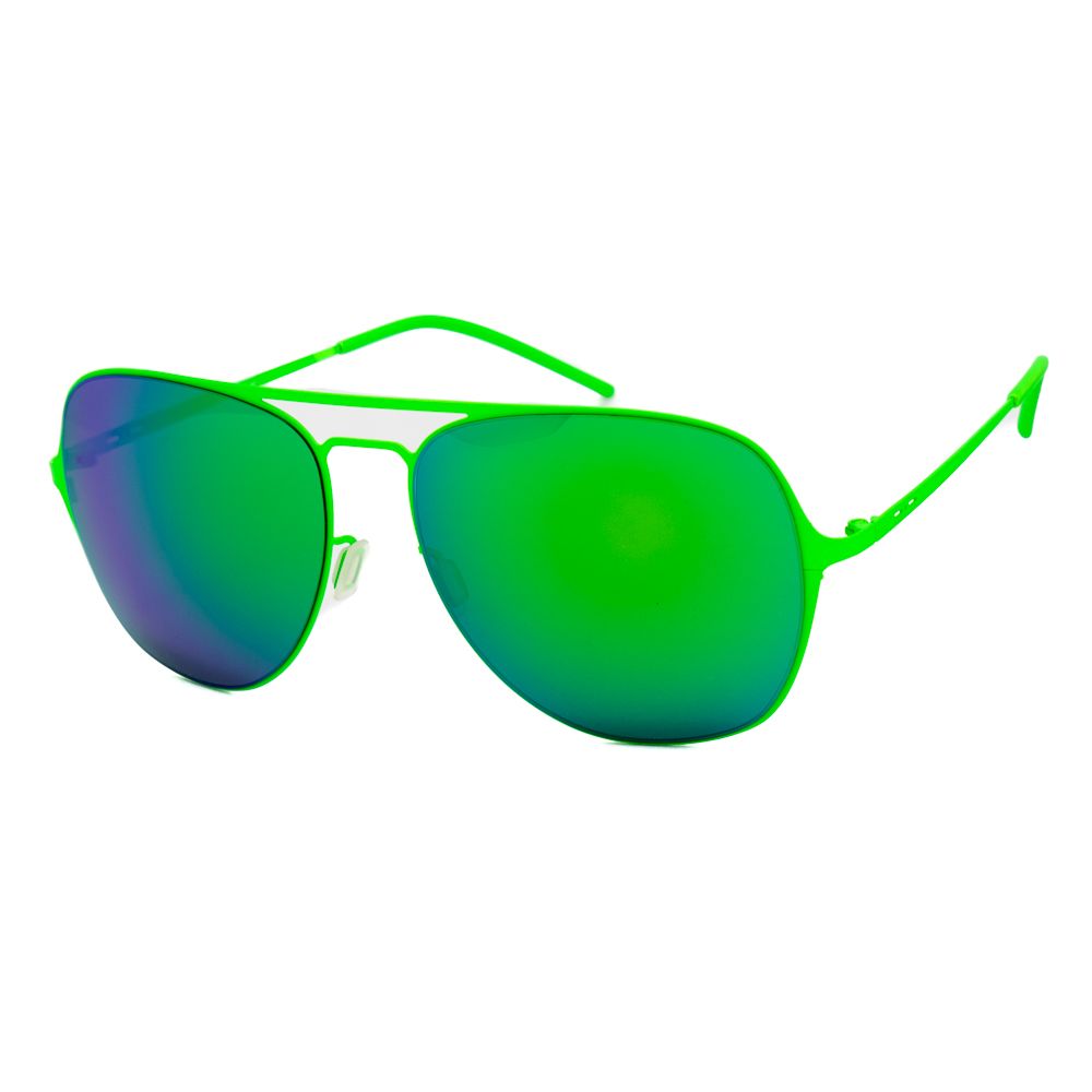 Grüne Sonnenbrille aus Metall von Italia Independent