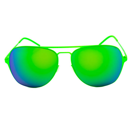 Grüne Sonnenbrille aus Metall von Italia Independent