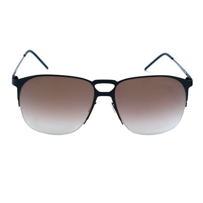 Italia Independent Schwarze Metall-Sonnenbrille