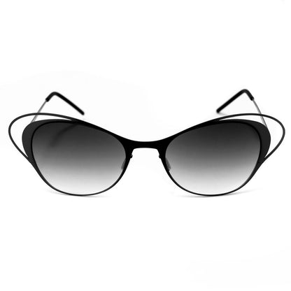 Italia Independent Schwarze Metall-Sonnenbrille