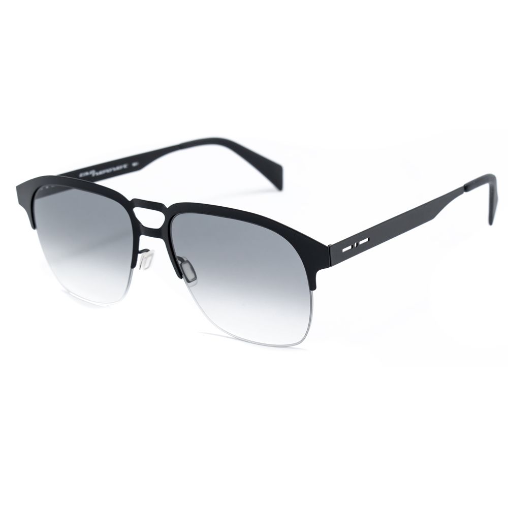 Italia Independent Schwarze Metall-Sonnenbrille