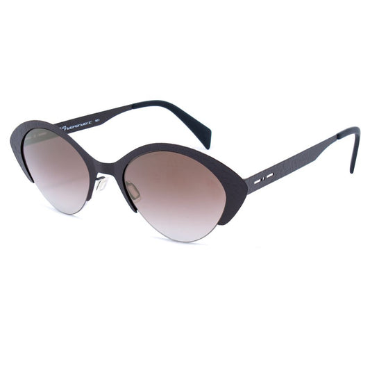 Italia Independent Schwarze Metall-Sonnenbrille