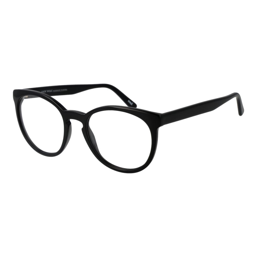 Andy Wolf Schwarze Acetat-Brille (Gestell)