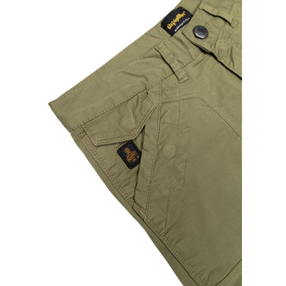 Refrigiwear Green Cotton Bermuda Shorts