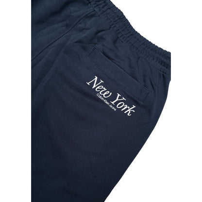 Calvin Klein Jeans – Blaue Jogginghose aus Bio-Baumwolle