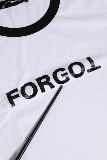 Dolce &amp; Gabbana – Weißes, kurzes T-Shirt aus Baumwolle mit Rundhalsausschnitt