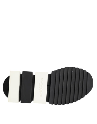 Dolce &amp; Gabbana Sorrento Low Top Sneakers mit weißen Sternen