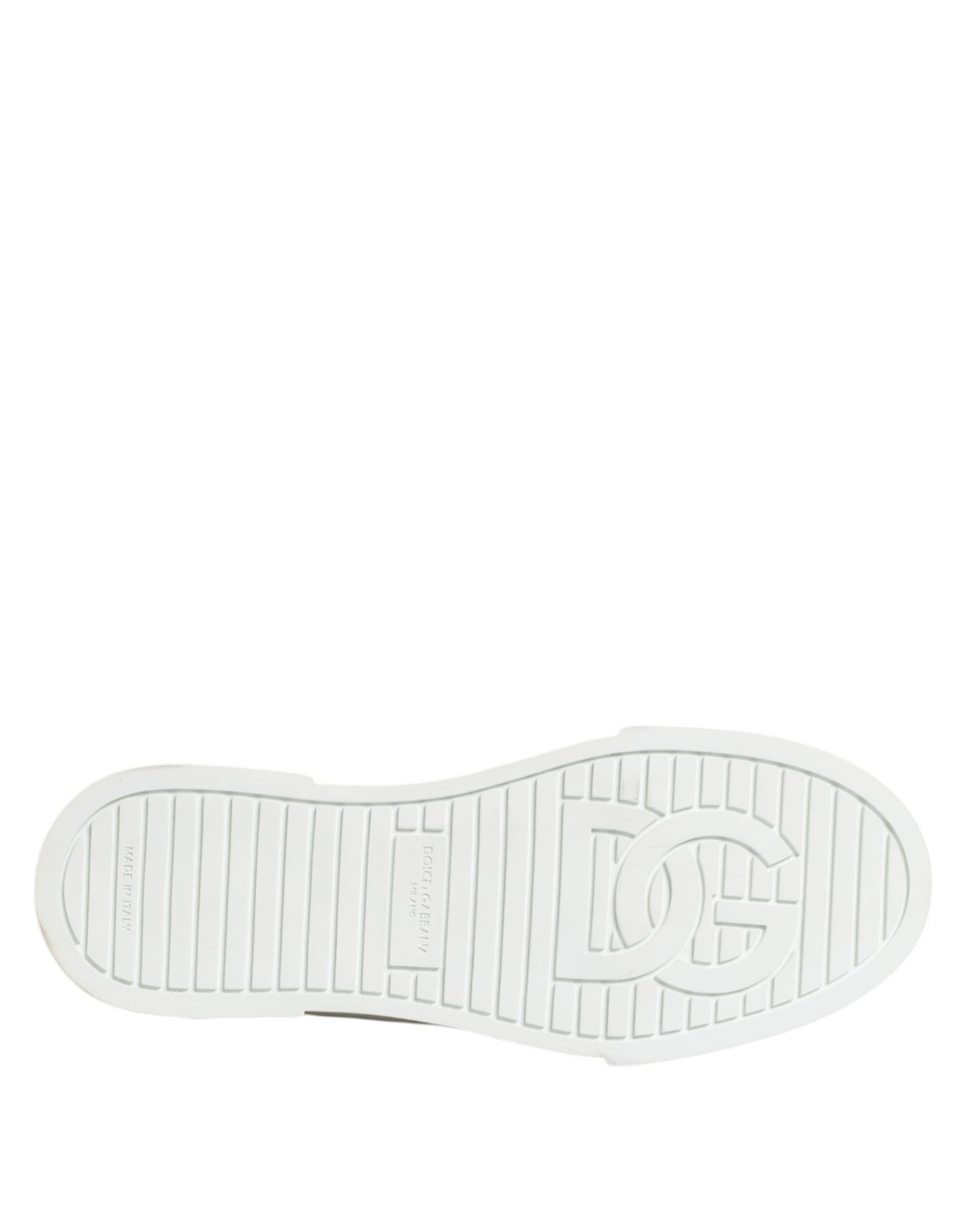 Dolce &amp; Gabbana Weiß Rosa Canvas Low Top Sneakers Schuhe