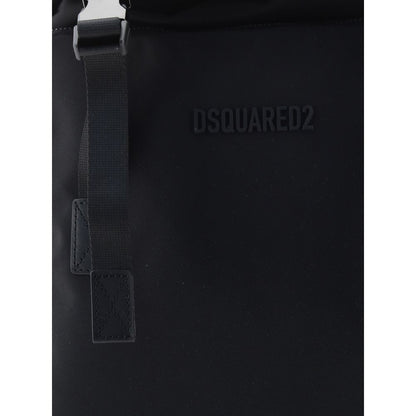 Dsquared² Rucksack aus schwarzem Nylon