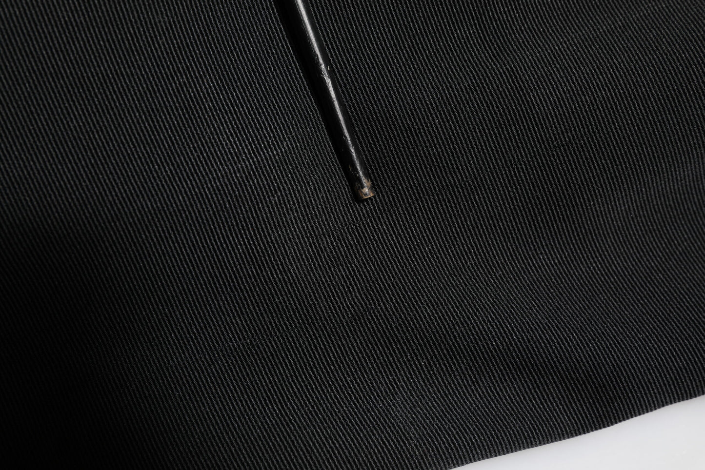 Dolce &amp; Gabbana – Schwarze, hoch taillierte, konisch zulaufende Hose aus Acetat