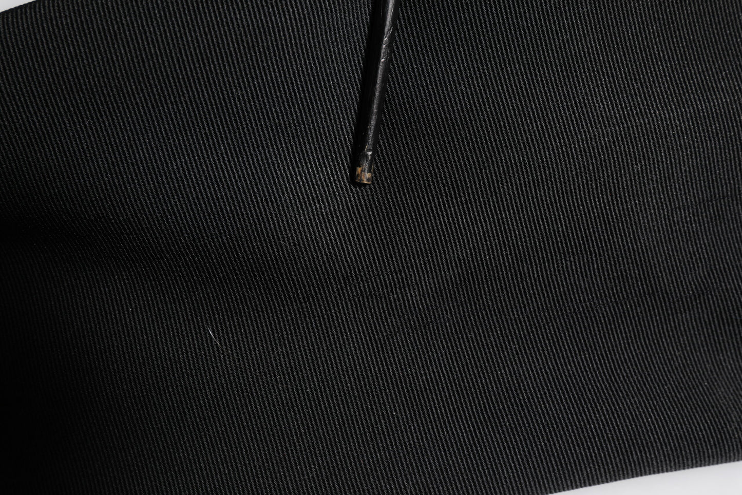 Dolce &amp; Gabbana – Schwarze, hoch taillierte, konisch zulaufende Hose aus Acetat