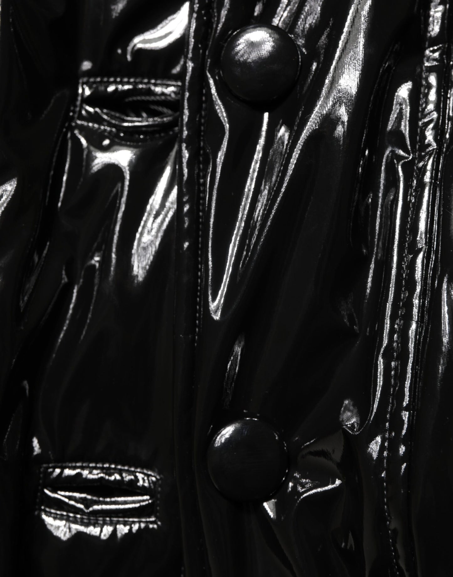 Dolce &amp; Gabbana – Schwarze Steppjacke aus Polyester