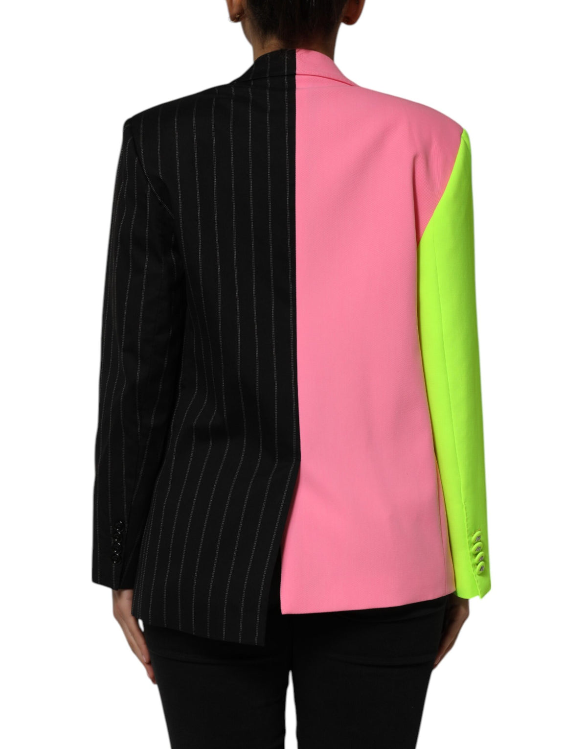 Dolce &amp; Gabbana – Mehrfarbige Manteljacke mit Patchwork-Verzierung
