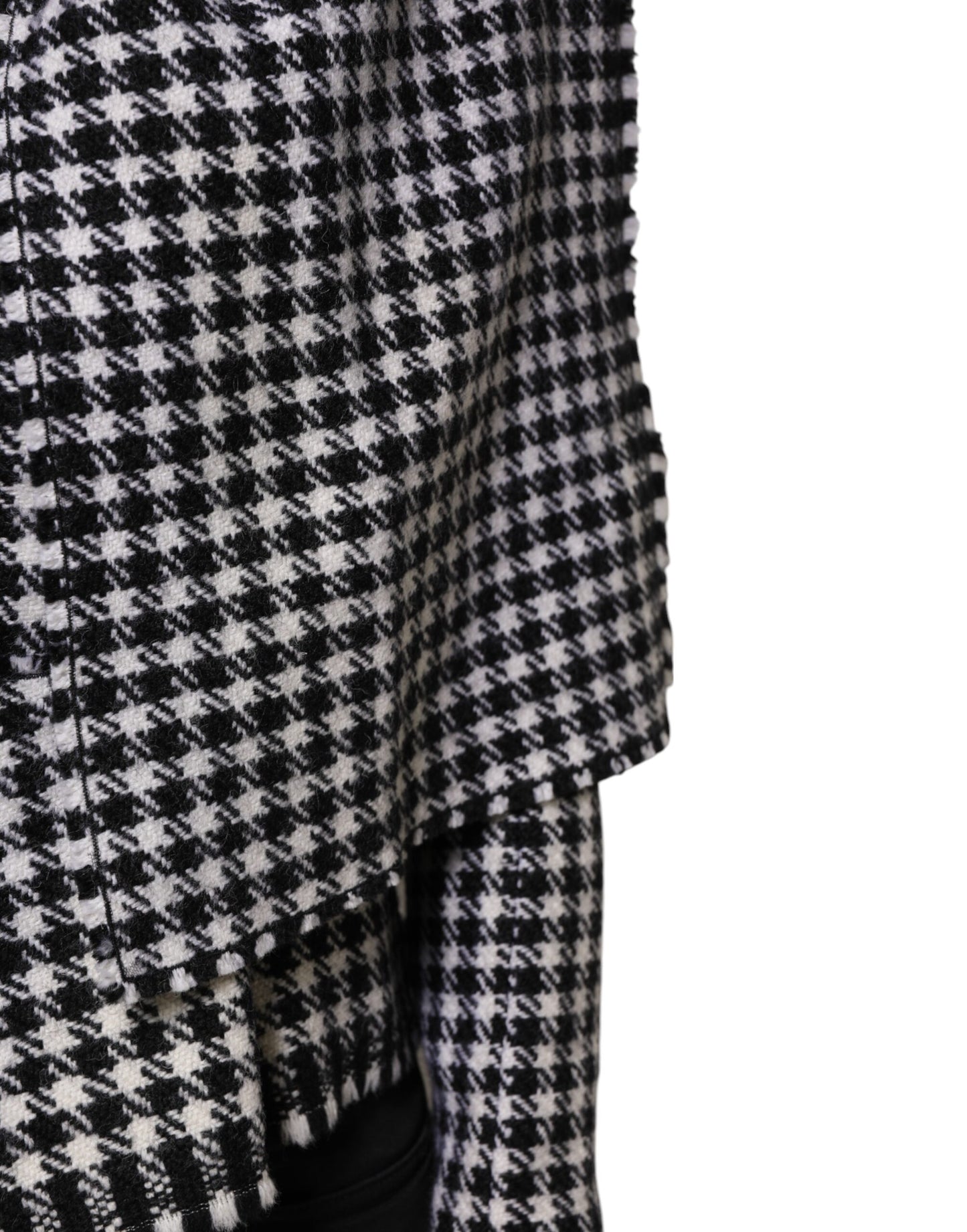 Dolce &amp; Gabbana Mehrfarbige, einfarbig gemusterte Wolljacke