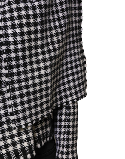 Dolce &amp; Gabbana Mehrfarbige, einfarbig gemusterte Wolljacke