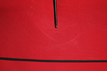 Dolce &amp; Gabbana – Rotes Midi-Etuikleid aus Viskose-Stretch mit Schlitz