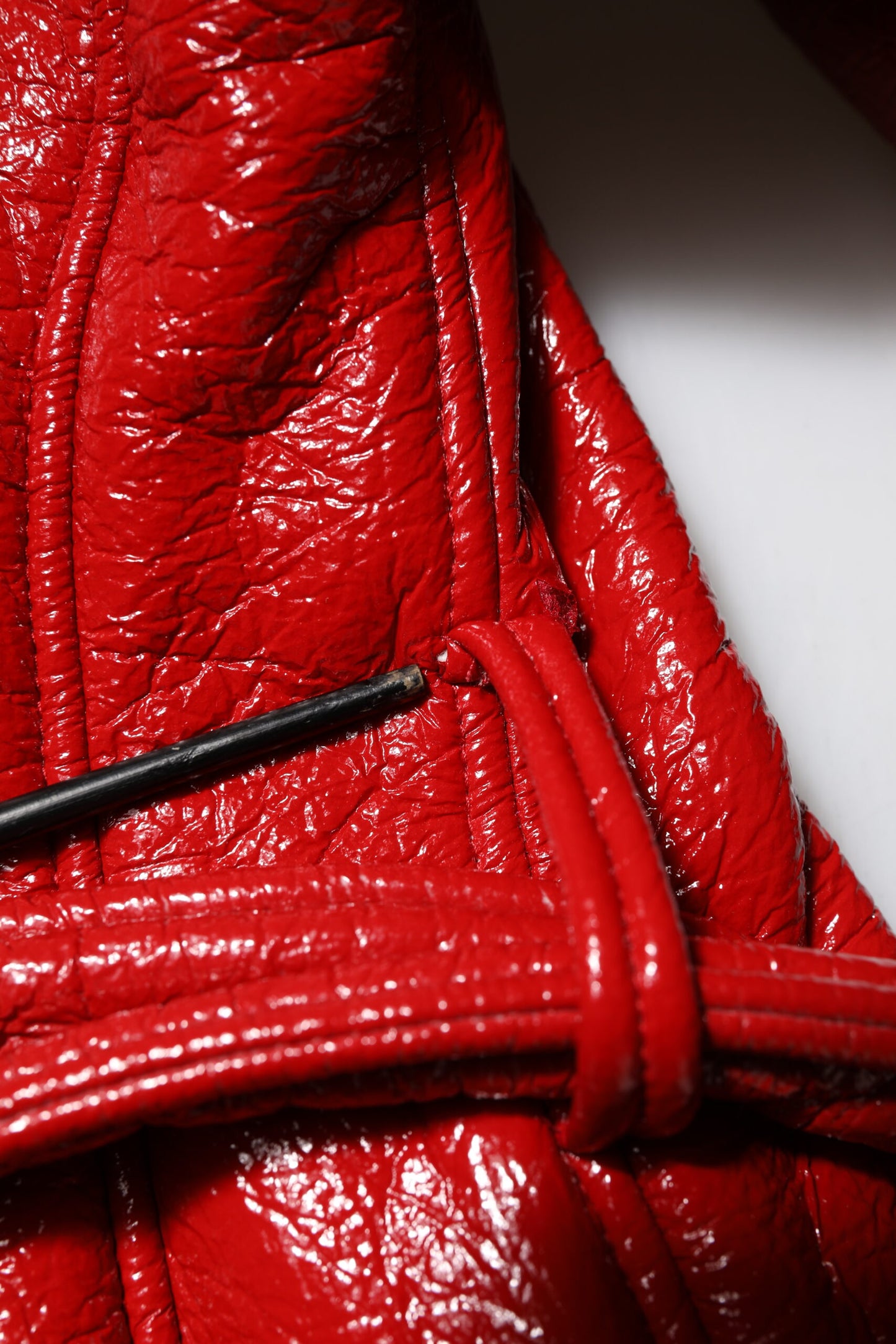 Dolce &amp; Gabbana – Einreihige Trenchcoat-Jacke aus roter Wolle