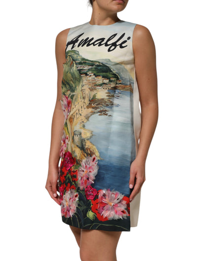 Dolce &amp; Gabbana – Mehrfarbiges Minikleid mit Kristallverzierung