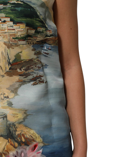 Dolce &amp; Gabbana – Mehrfarbiges Minikleid mit Kristallverzierung