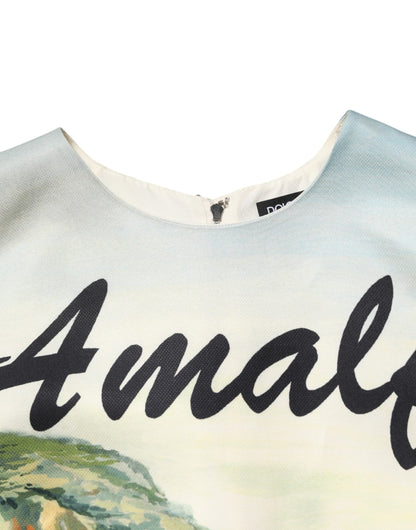 Dolce &amp; Gabbana – Mehrfarbiges Minikleid mit Kristallverzierung