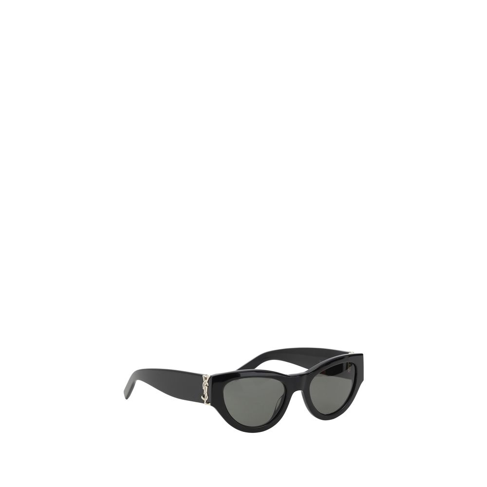 Saint Laurent Sonnenbrille aus schwarzem Acetat