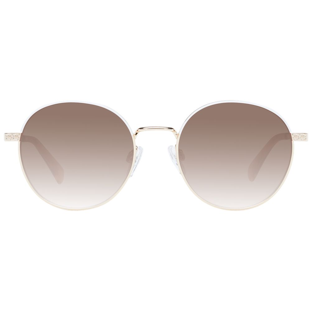 Ted Baker – Goldene Sonnenbrille für Damen
