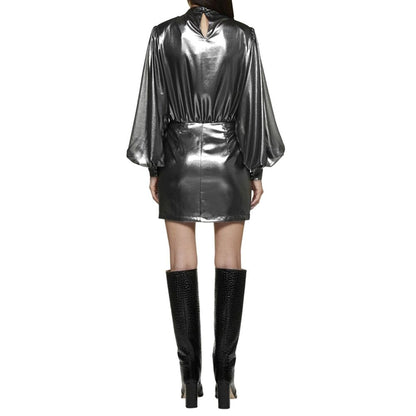 BLANCA VITA Abelia Laminiertes Minikleid