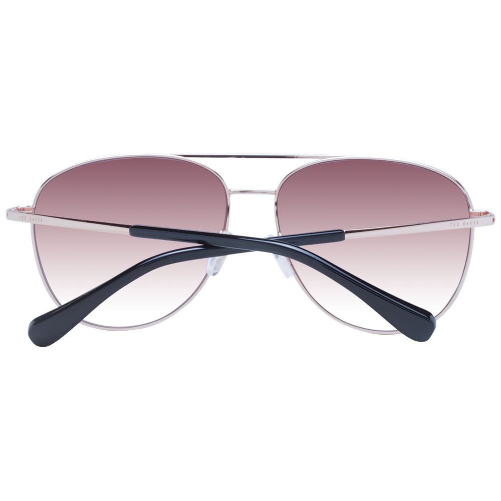 Ted Baker – Roségoldfarbene Sonnenbrille für Damen