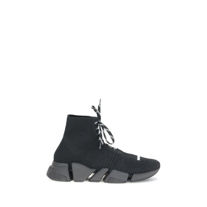 Balenciaga Schwarze Sport-Sneaker aus Polyester