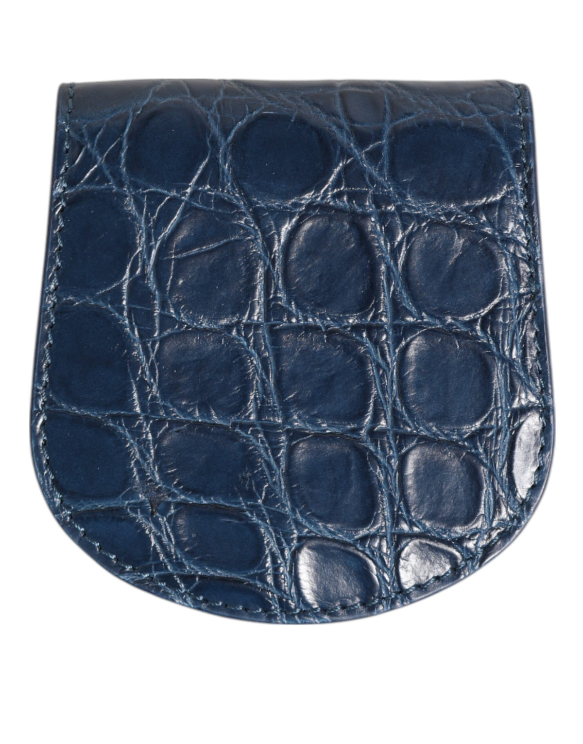 Dolce &amp; Gabbana Blue Exotic Skin Münz-Kondometui Halter Taschengeldbörse