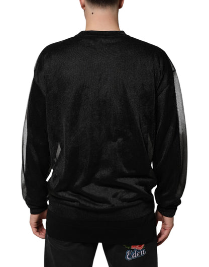 Dolce &amp; Gabbana Schwarzer Polyester-Pullover