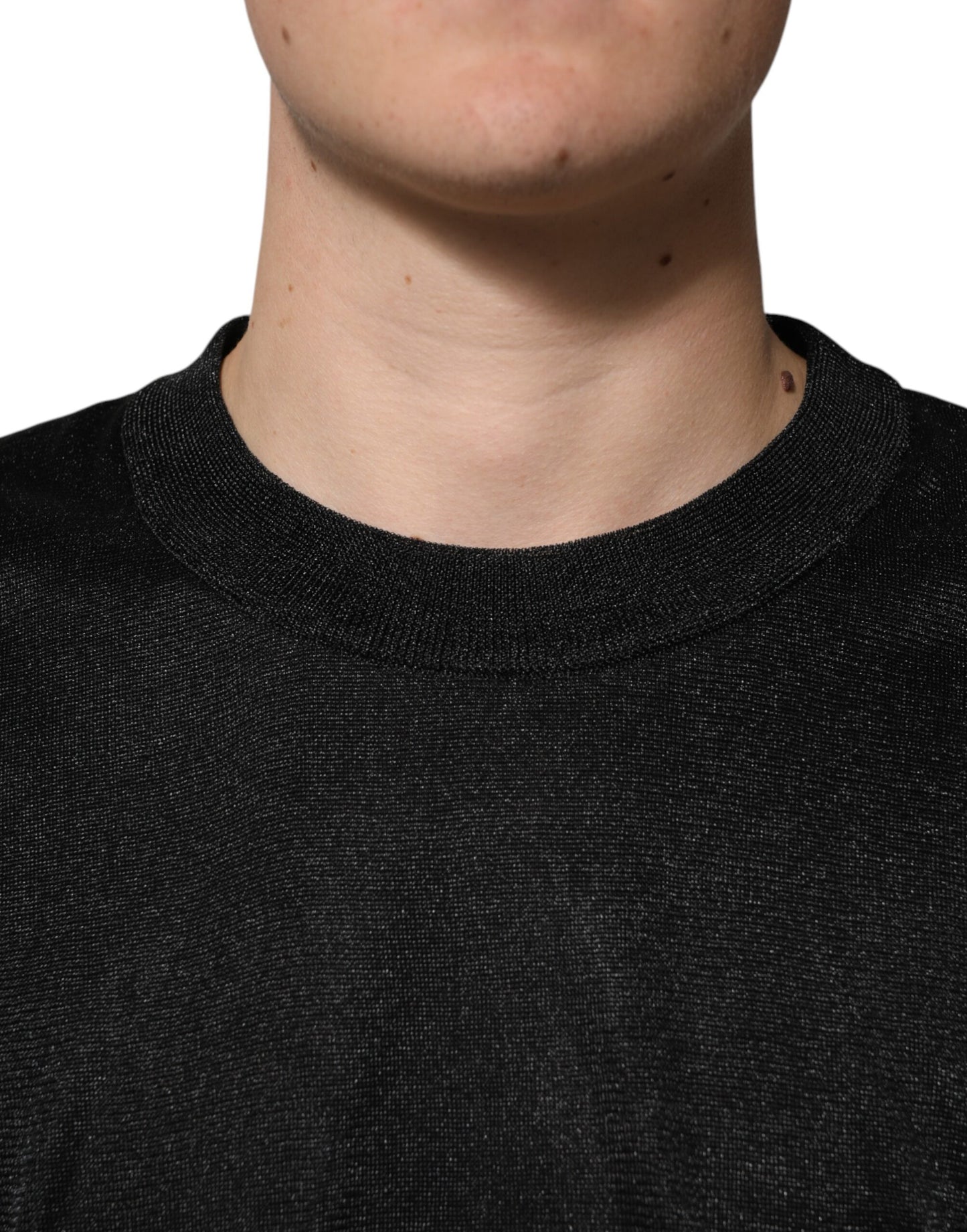 Dolce &amp; Gabbana Schwarzer Polyester-Pullover