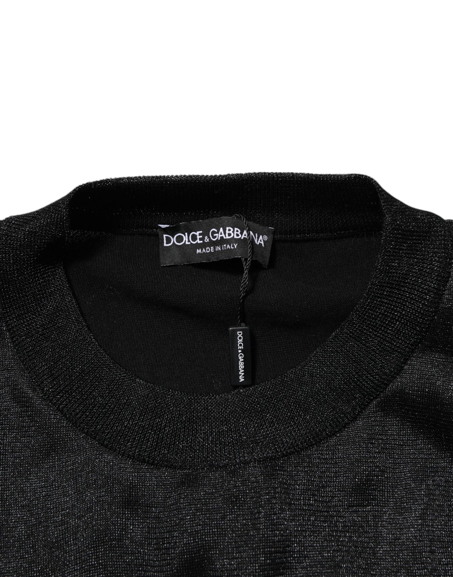 Dolce &amp; Gabbana Schwarzer Polyester-Pullover