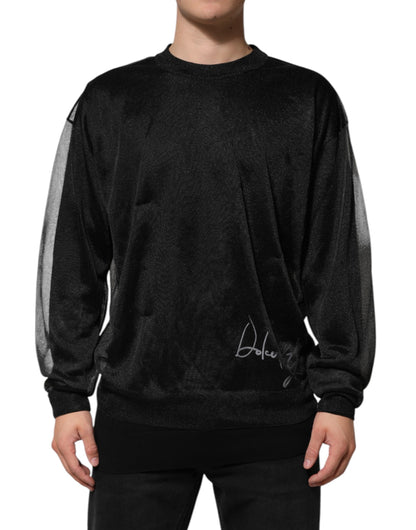 Dolce &amp; Gabbana Schwarzer Polyester-Pullover