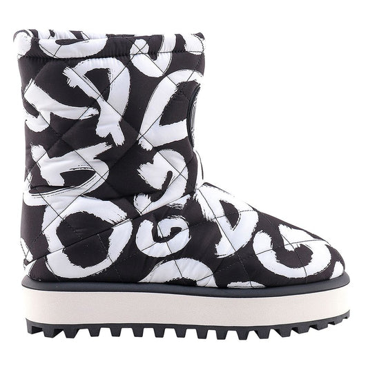 Dolce &amp; Gabbana – Schwarze Nylonstiefel für Herren