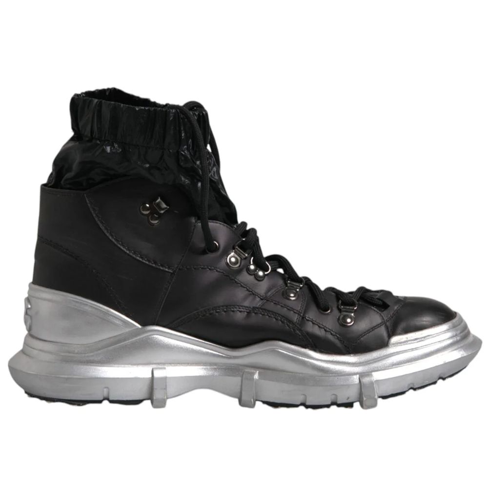 Dolce &amp; Gabbana – Schwarze Stiefeletten aus Lammleder für Herren