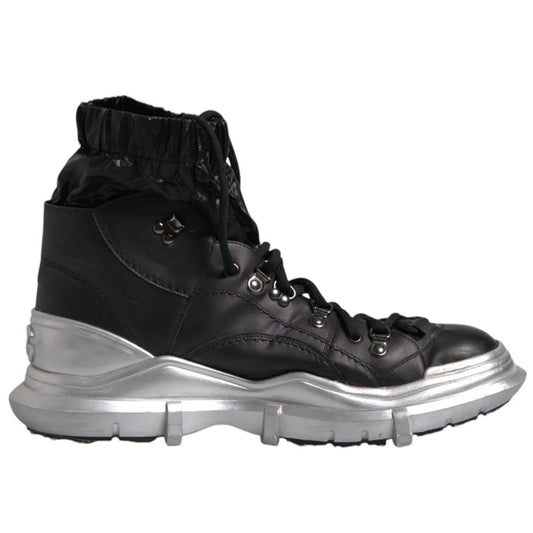 Dolce &amp; Gabbana – Schwarze Stiefeletten aus Lammleder für Herren