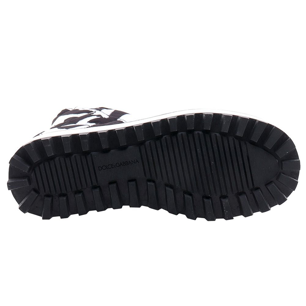 Dolce &amp; Gabbana – Schwarze Nylonstiefel für Herren