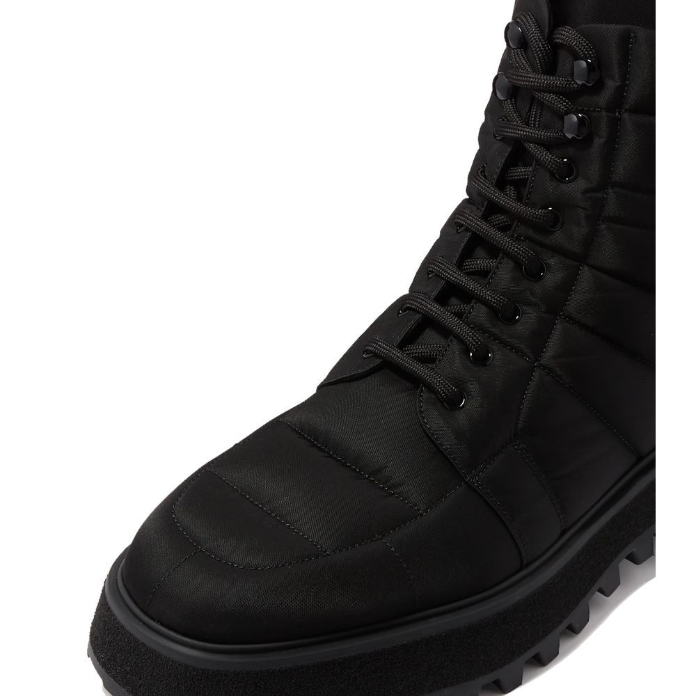 Dolce &amp; Gabbana – Schwarze Nylonstiefel für Herren
