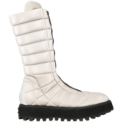Dolce &amp; Gabbana Weißer Nylon-Herrenstiefel