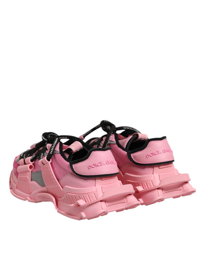 Dolce &amp; Gabbana Pink Low Top Space Damen Sneakers Schuhe