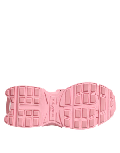Dolce &amp; Gabbana Pink Low Top Space Damen Sneakers Schuhe