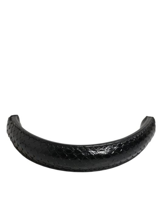 Dolce & Gabbana Black Small Ayers Leather Bag Handle Women Shoulder Strap