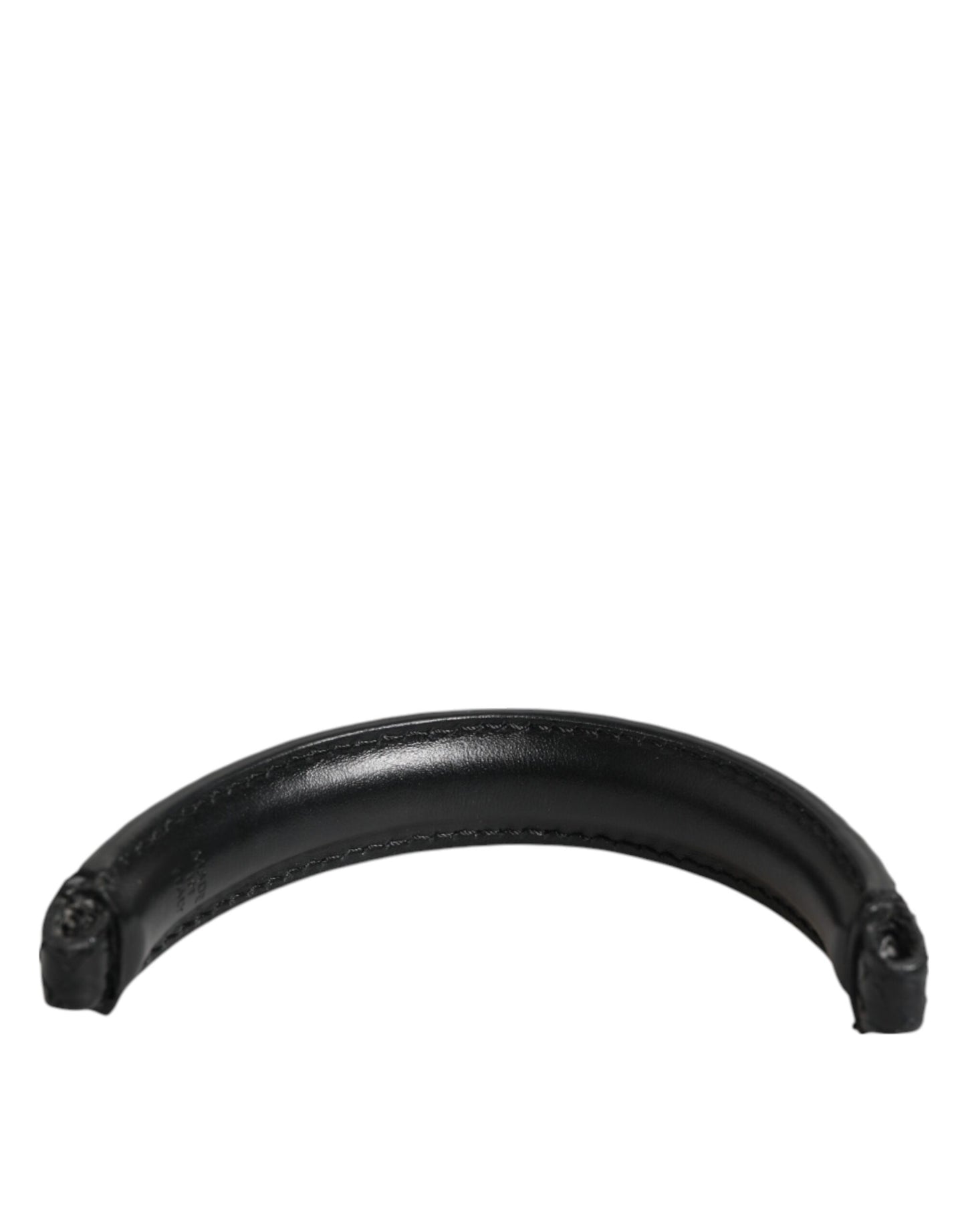 Dolce & Gabbana Black Small Ayers Leather Bag Handle Women Shoulder Strap