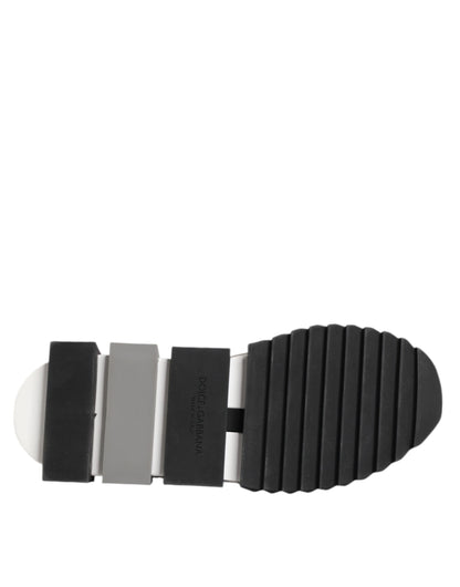 Dolce &amp; Gabbana Blaues Logo Low Top Sorrento Sneakers Schuhe