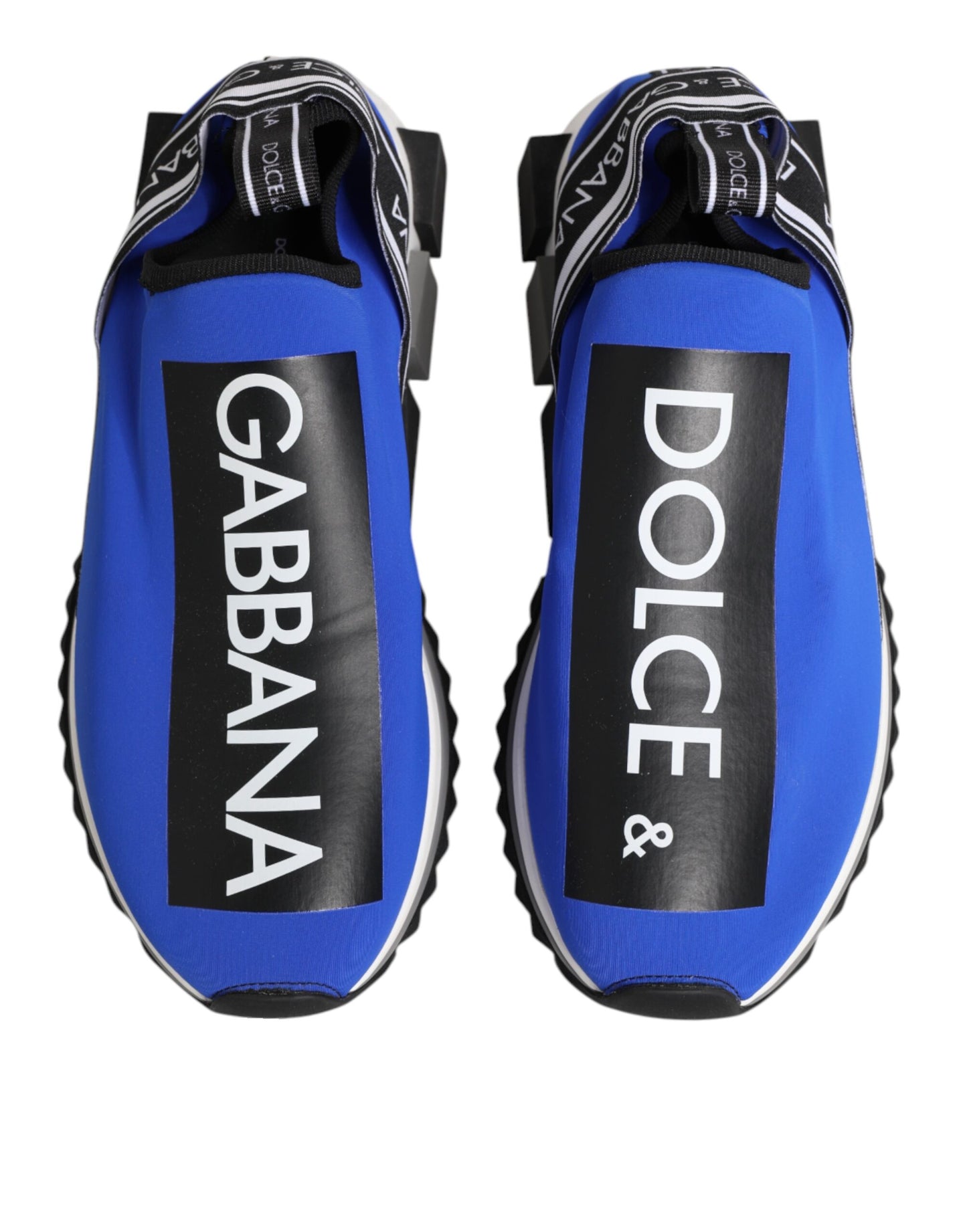 Dolce &amp; Gabbana Blaues Logo Low Top Sorrento Sneakers Schuhe