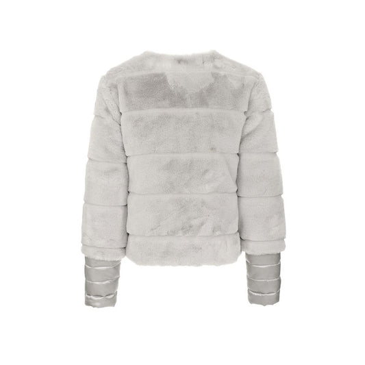 Maison Espin Gray Polyester Jackets & Coat