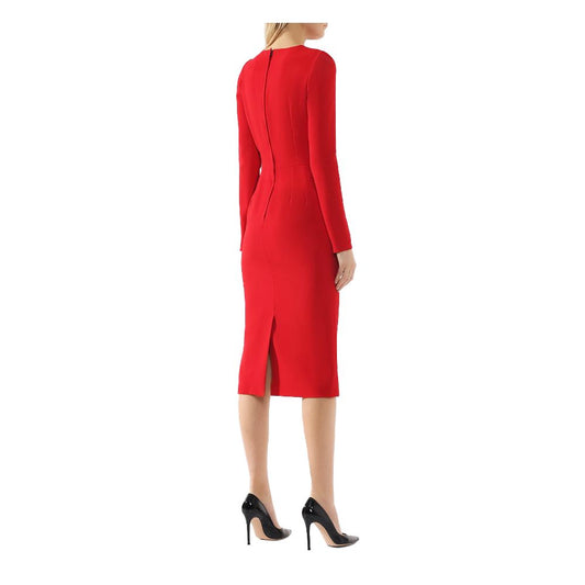 Dolce & Gabbana Red Viscose Dress