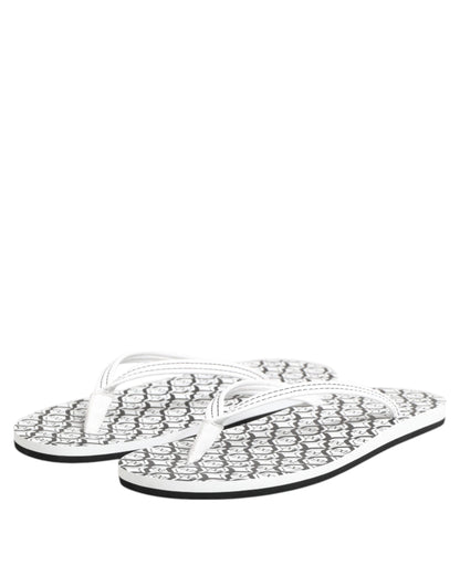 Dolce &amp; Gabbana – Strandschuhe mit Logo in Schwarz und Weiß